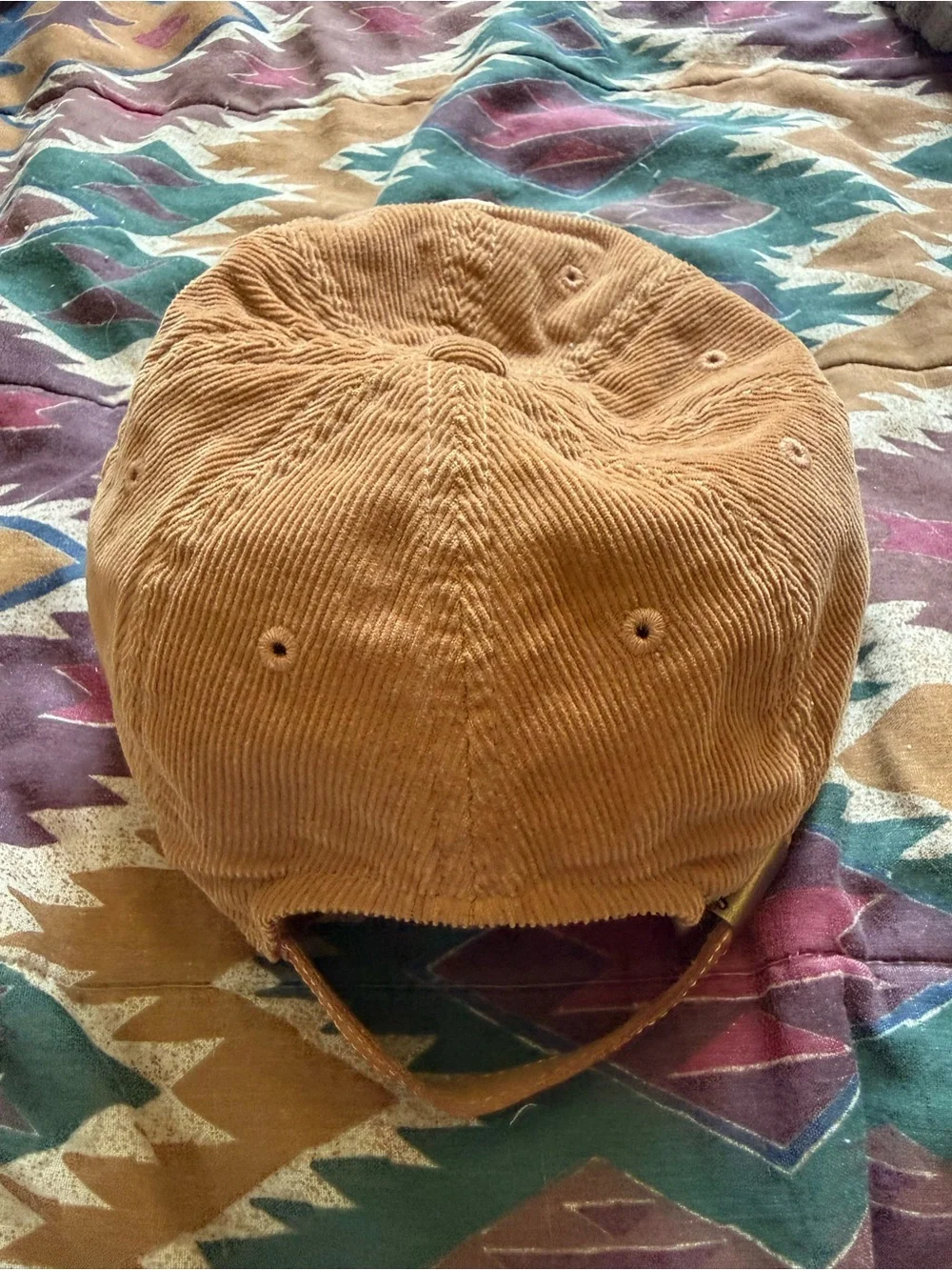 Rare Herschel Supply Company Brown Corduroy Hat 🧢